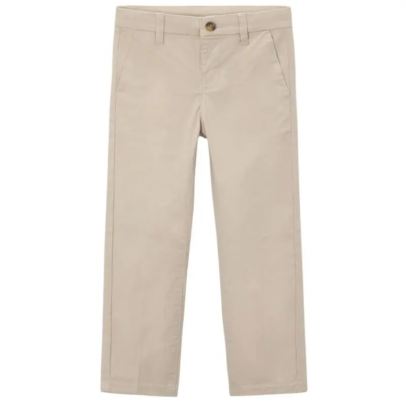 Cashew beige twill basic broek 512