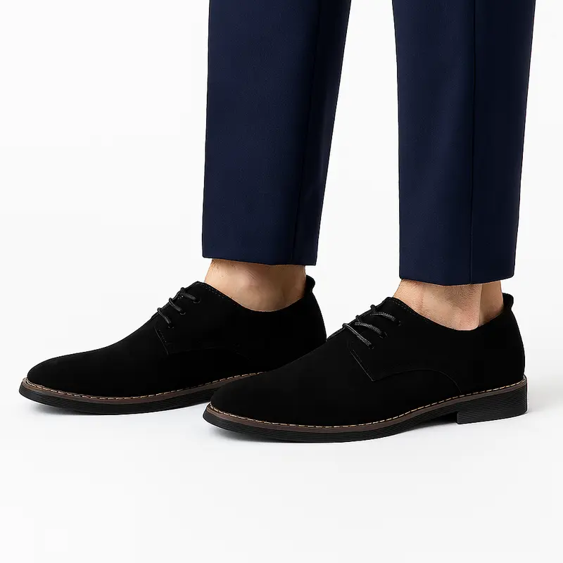 Caspian | Runde Zehenbox Schnürung Halbschuhe