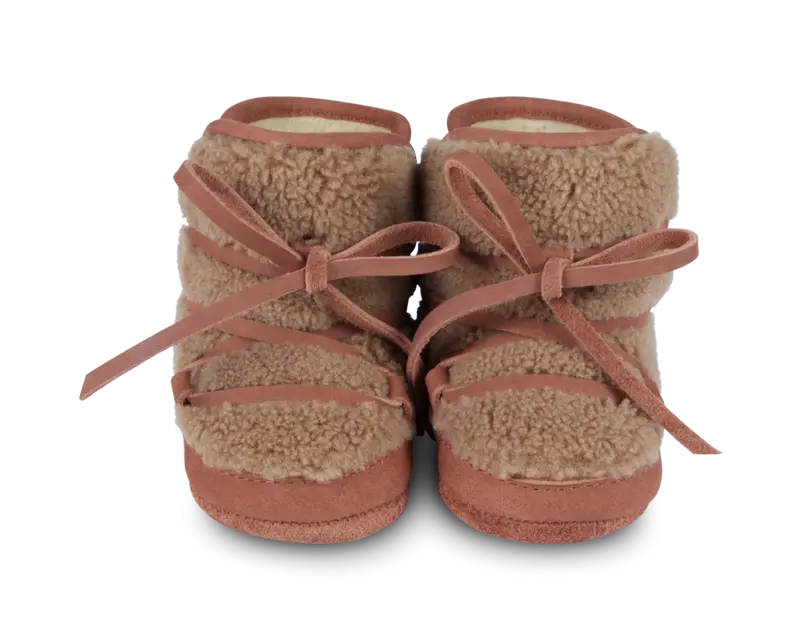 Cassi Booties | Walnut Nubuck