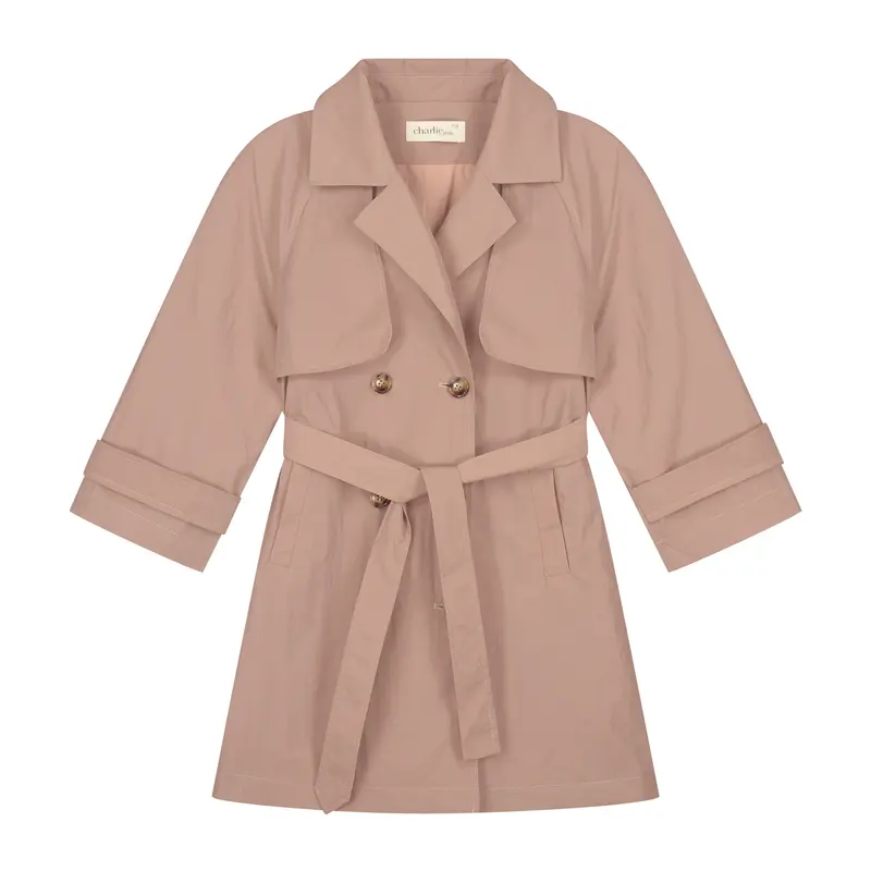 Charlie Petite | Hazel Coat | Old Pink