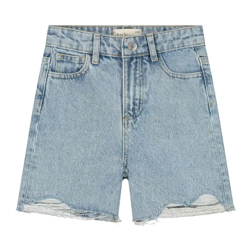 Charlie Petite | Isae Bermuda | Light Snow Wash