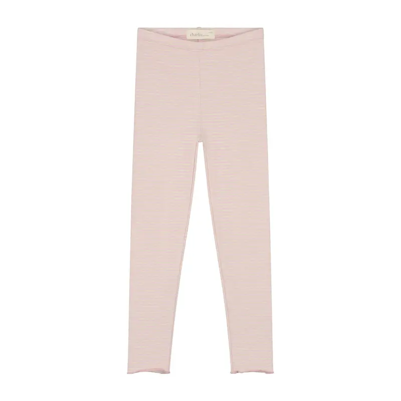 Charlie Petite | Iva Legging | Stripes Pink/Beige