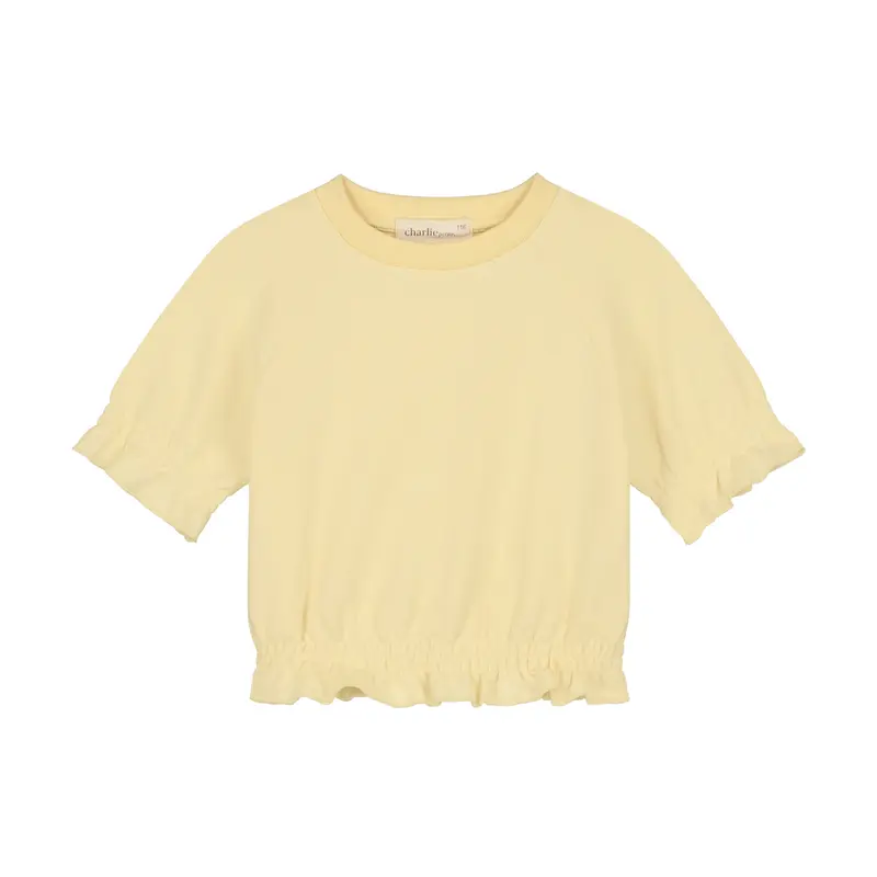 Charlie Petite | Ive Top | Yellow