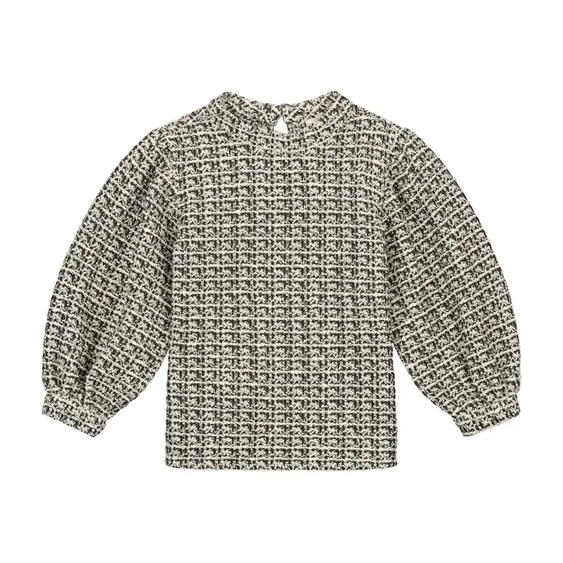 Charlie Petite | Jacki Blouse | Black/White
