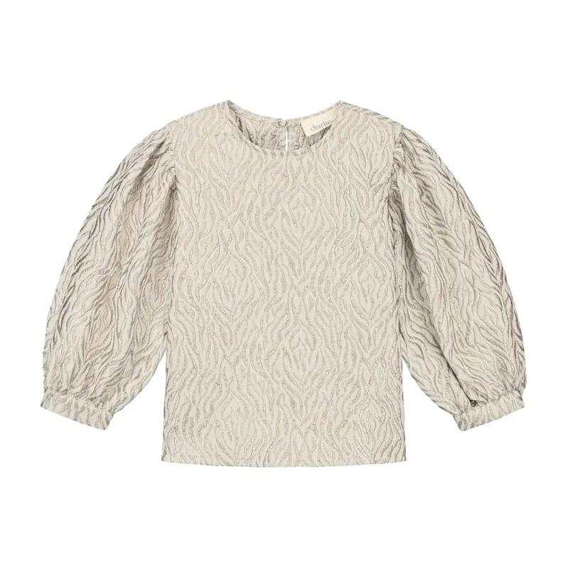 Charlie Petite | Jacki Blouse | Gold