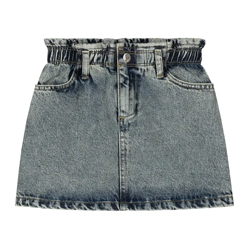 Charlie Petite | Jada Skirt | Vintage Blue
