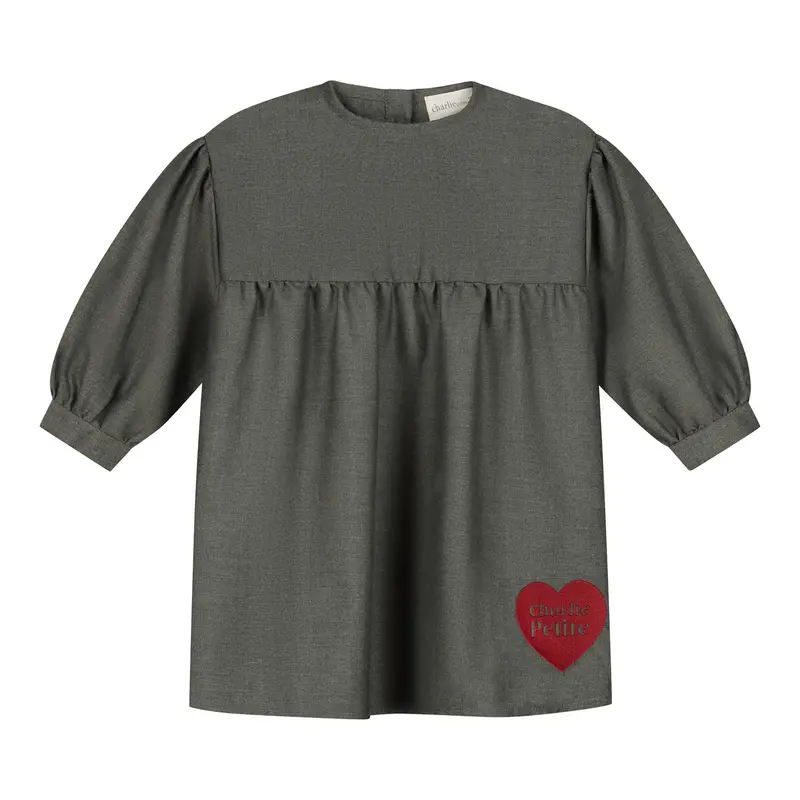 Charlie Petite | Jara Dress | Forest Green