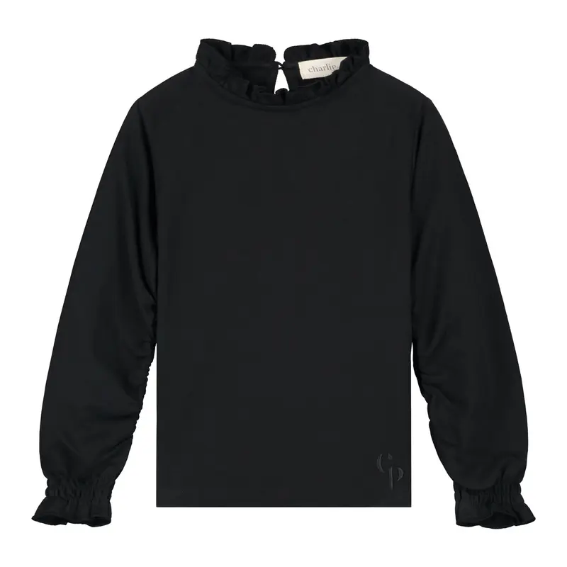 Charlie Petite | Juniper Longsleeve | Black