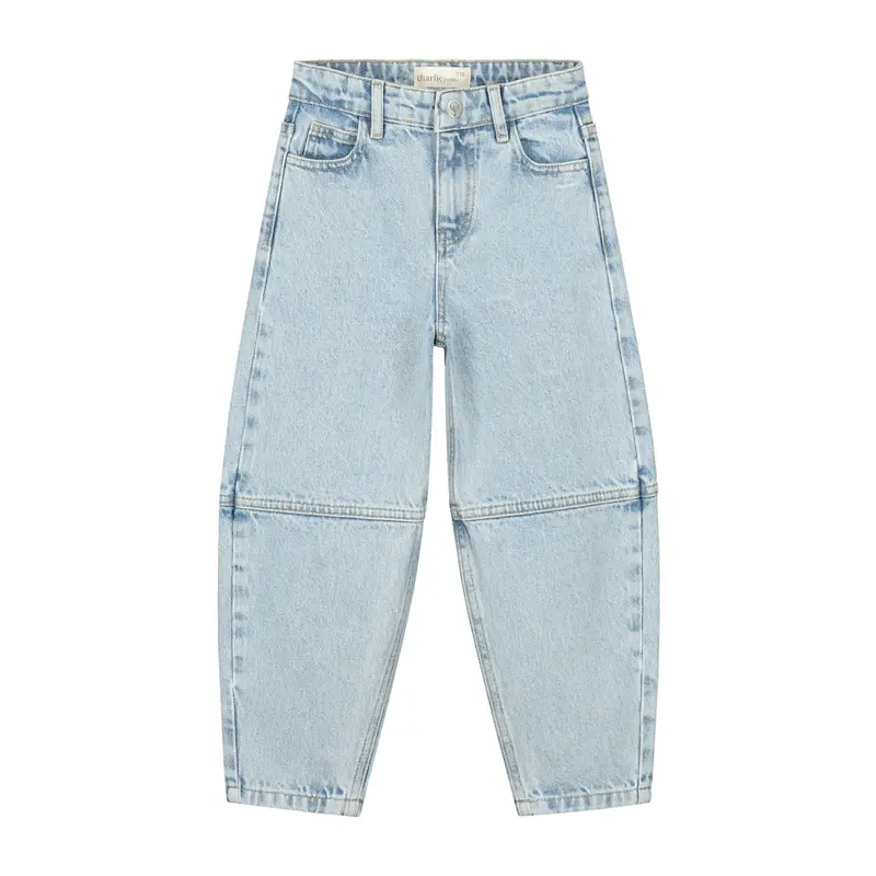 Charlie Petite | Lou Balloon Jeans | Snow Blue