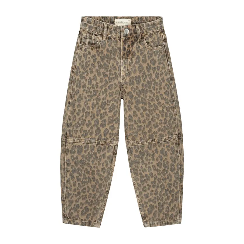 Charlie Petite | Lou Balloon Jeans | Tiger Print