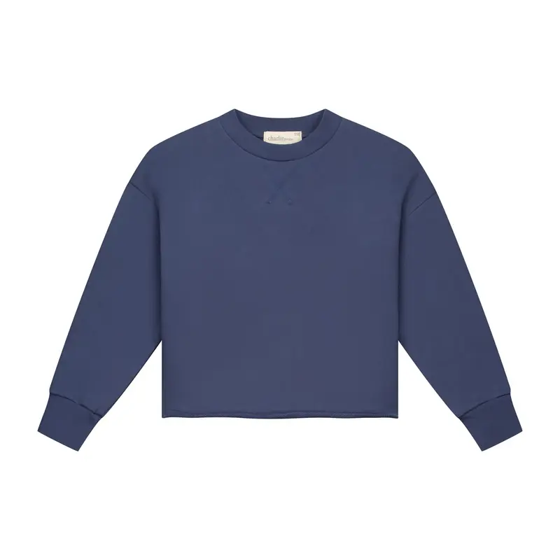 Charlie Petite | Lux Sweater | Denim Blue