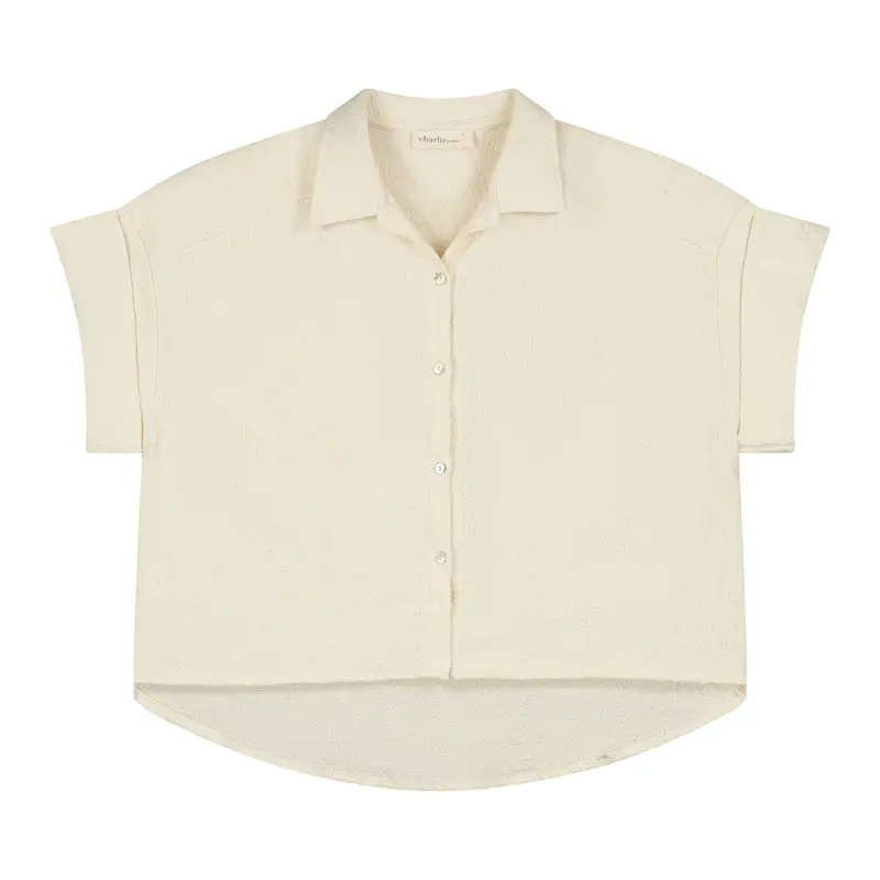 Charlie Petite | Milou Blouse - Mommy | Ecru