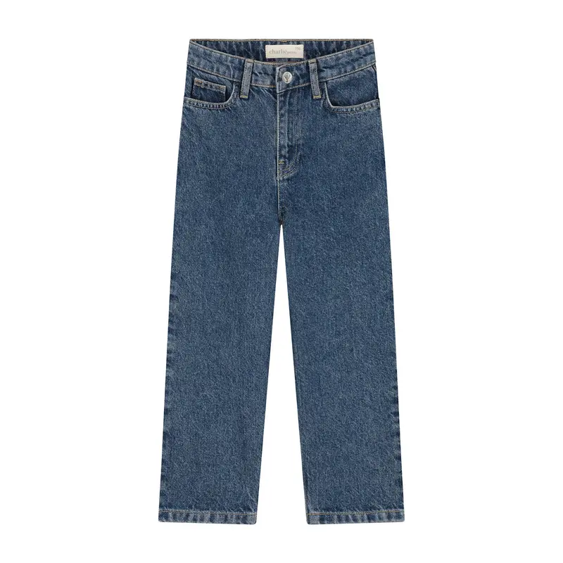 Charlie Petite | Naud Jeans | Medium Blue