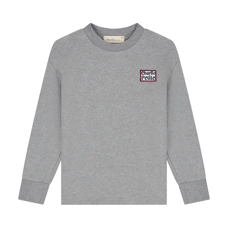 Charlie Petite | Neil Longsleeve | Grey Melange