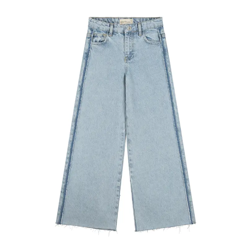Charlie Petite | Olive Jeans - Mini | Light Snow Wash