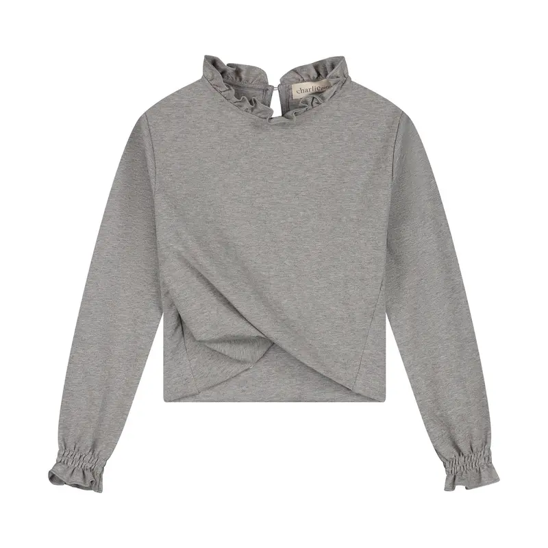 Charlie Petite | Owen Longsleeve - Mini | Grey Melange
