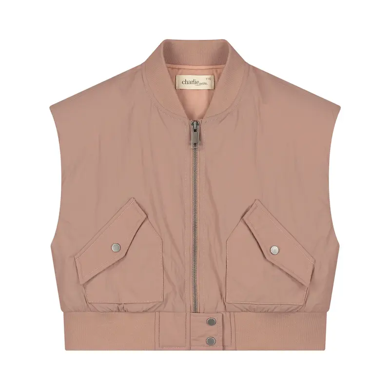 Charlie Petite | Pearl Gilet | Old Pink