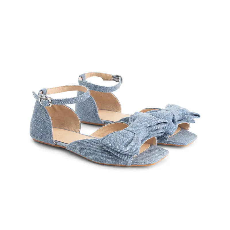 Charlie Petite | Phoebe Ballerina | Denim Blue