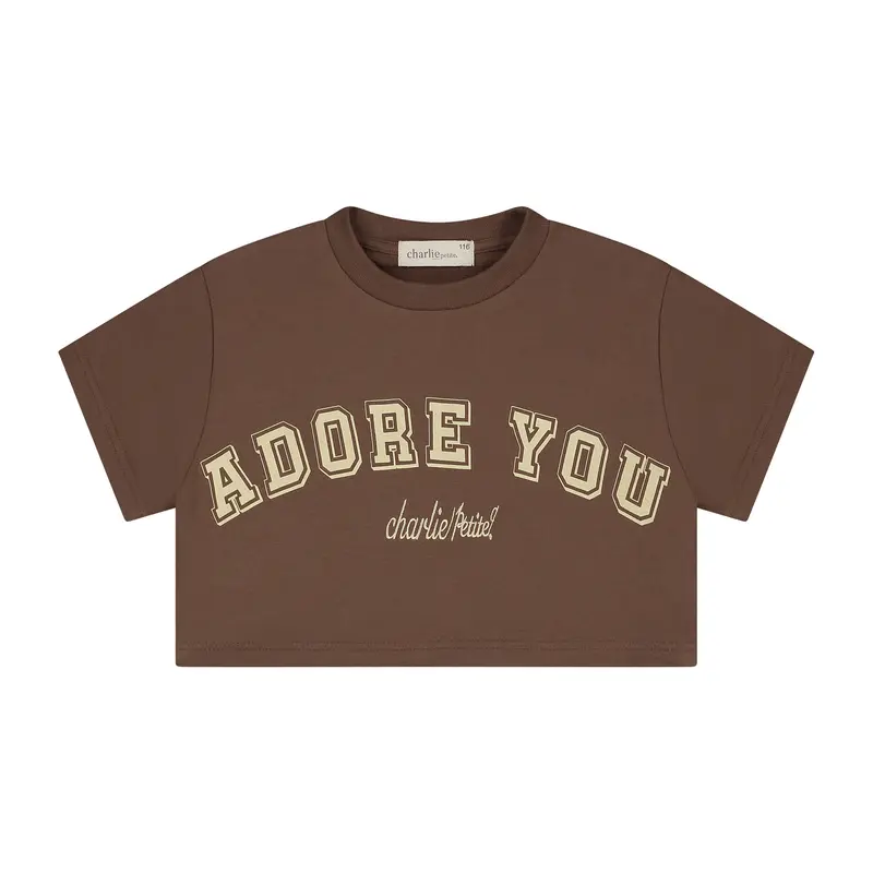 Charlie Petite | Presley T-Shirt | Brown