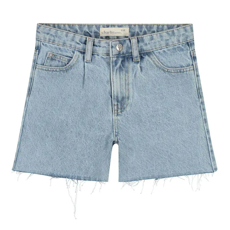 Charlie Petite | Quinty Bermuda - Mini | Light Snow Wash