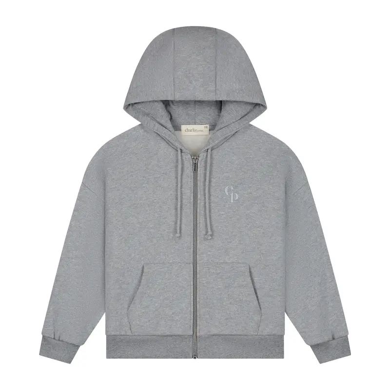 Charlie Petite | Sev Cardigan | Grey Melange