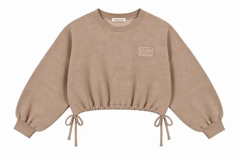 Charlie Petite | Sienna Sweater | Brown Melange