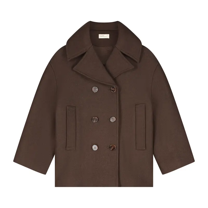 Charlie Petite | Sophie Coat | Dark Brown
