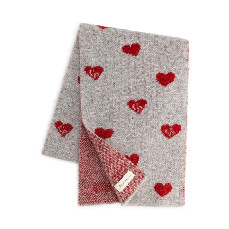 Charlie Petite | Steff Scarf | Grey Melange