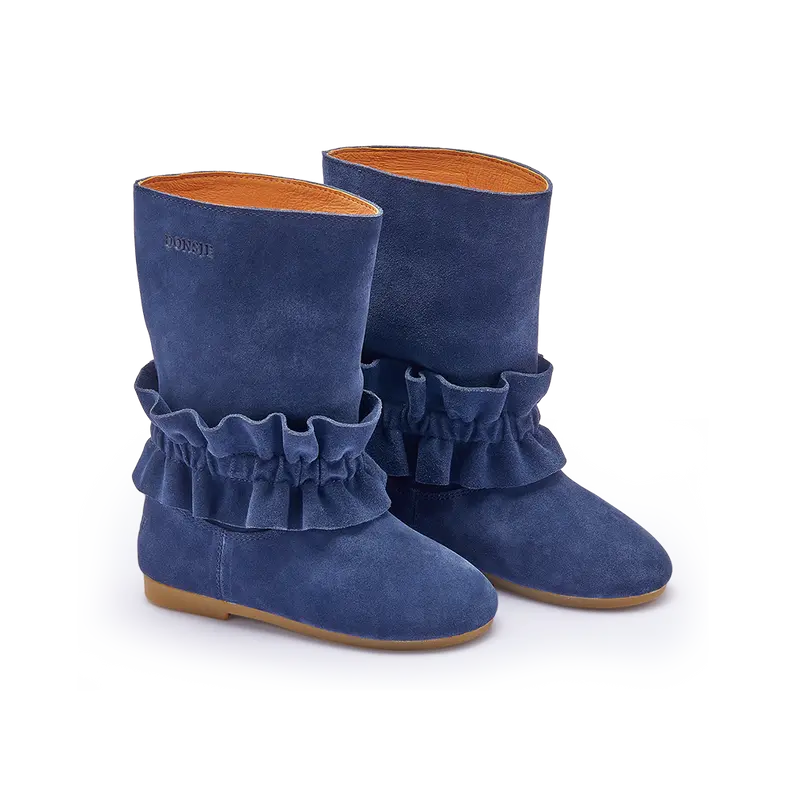 Charlodi Boots | Blue Marine Suede