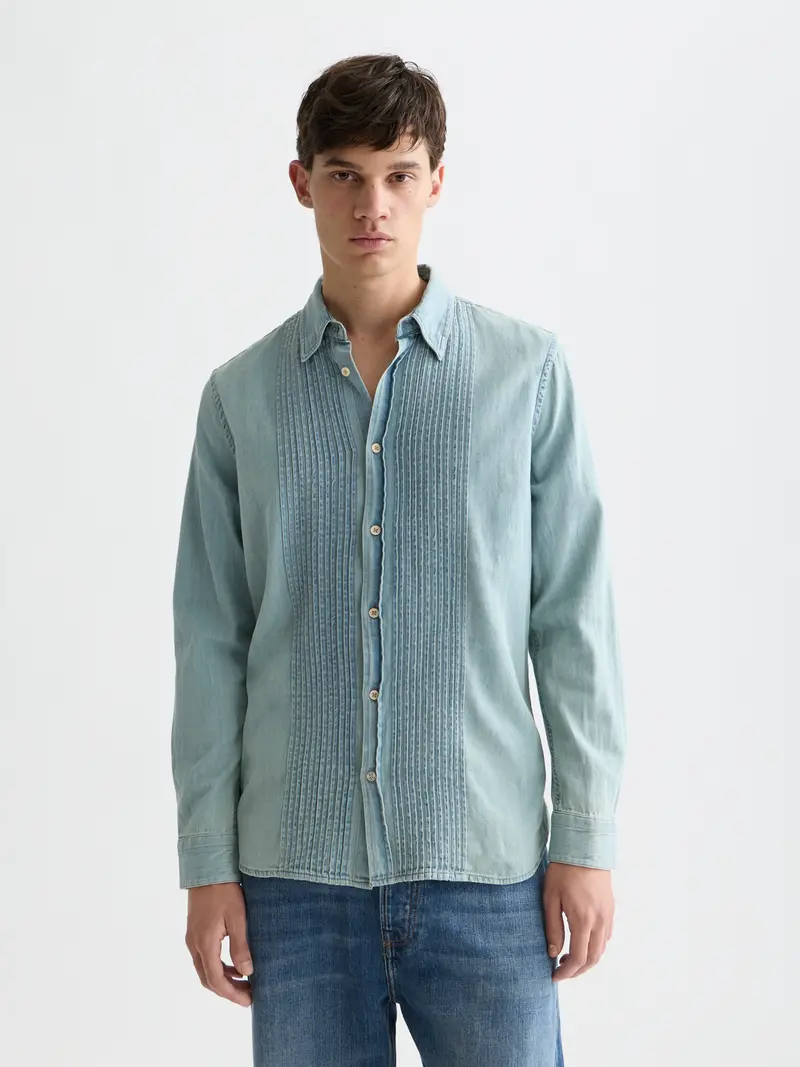 Chic Denim Western Regular-Fit Shirt