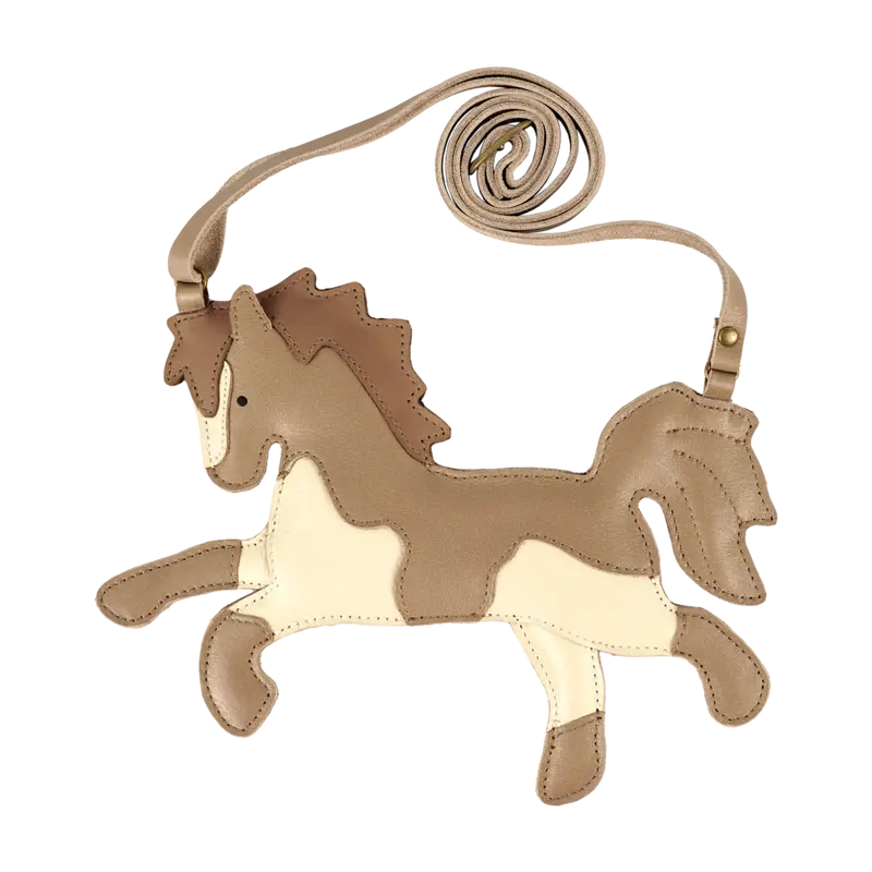 Chiem Purse | Pony | Truffle Metallic Nubuck