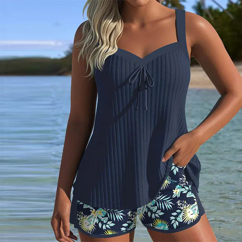 Clara | Floral Tankini Set mit Blütenmuster