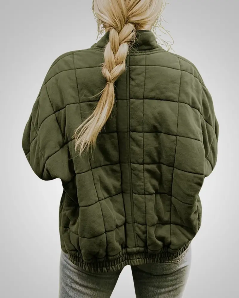 Claudia | Damen Oversized Lässiger Zeitloser Jacke