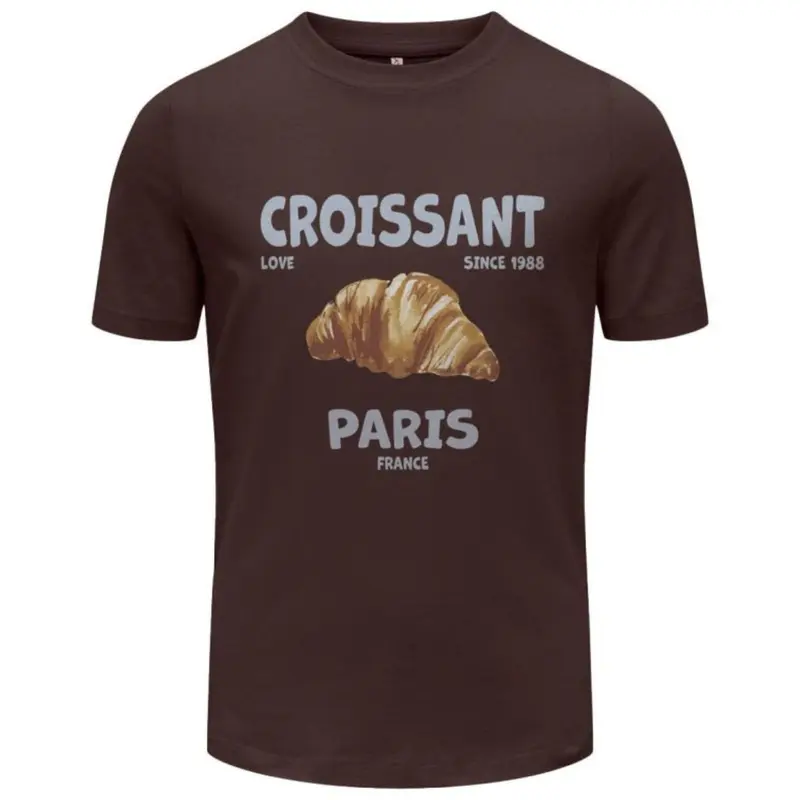 Coffee Bean Crossaint regular fit t-shirt Bolette