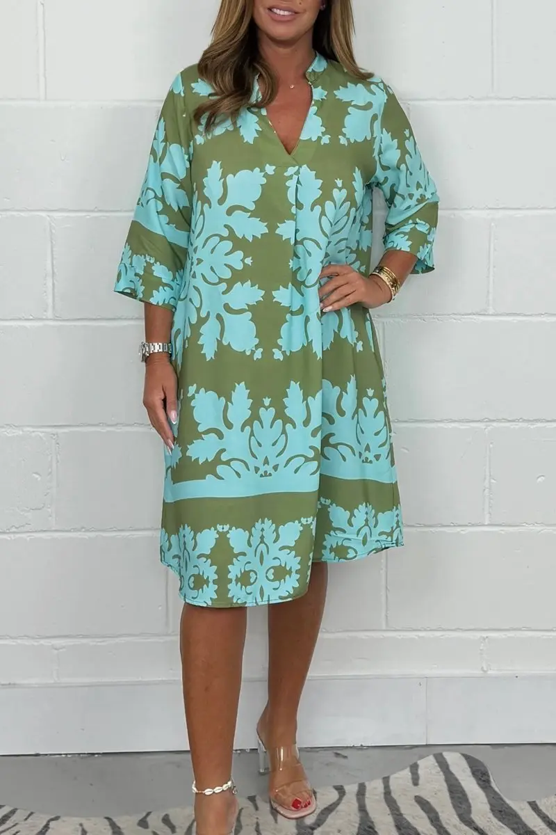 Colette | V-Ausschnitt Kleid