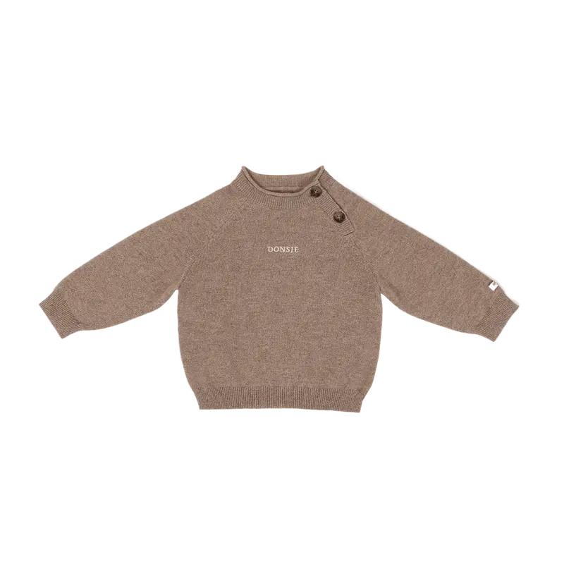 Collyns Cashmere Wool Sweater | Dusty Brown