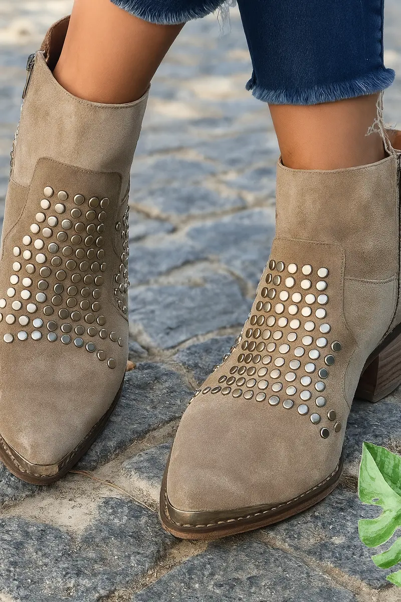 Corvina | Damen Stiefeletten mit Nieten