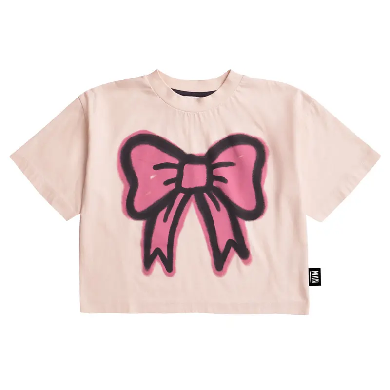 Cropped T-shirt Bow