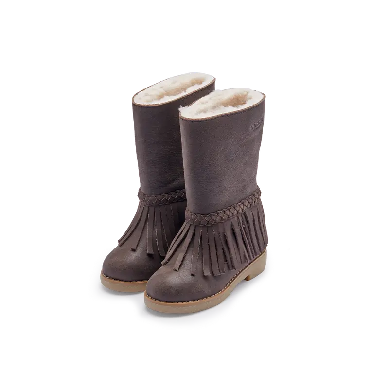 Daffy Boots | Dark Brown Leather