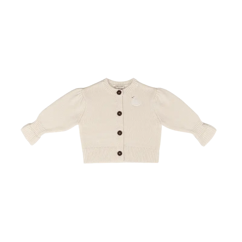 Dakote Cardigan | Swan | Soft Powder