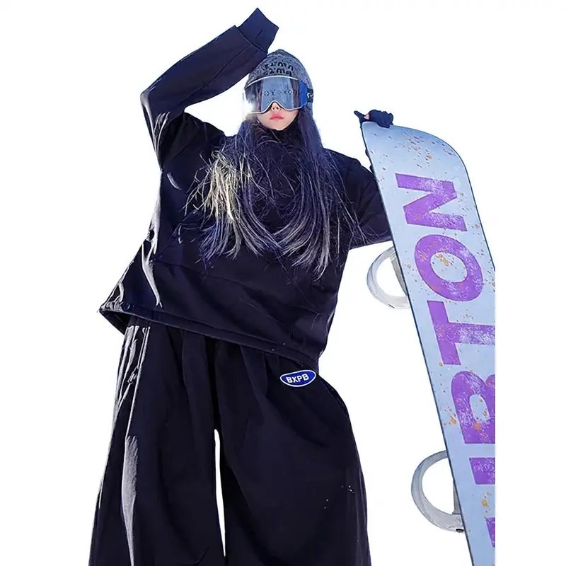 Damen-Anorak und Hose mit weitem Bein Set