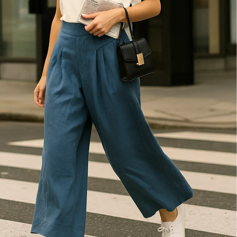 Damen Leicht Weite Hosen | Stilvoll