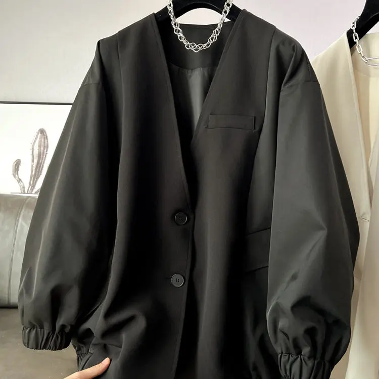 Damen Stylischer Oversized-Blazer Nord Taschen