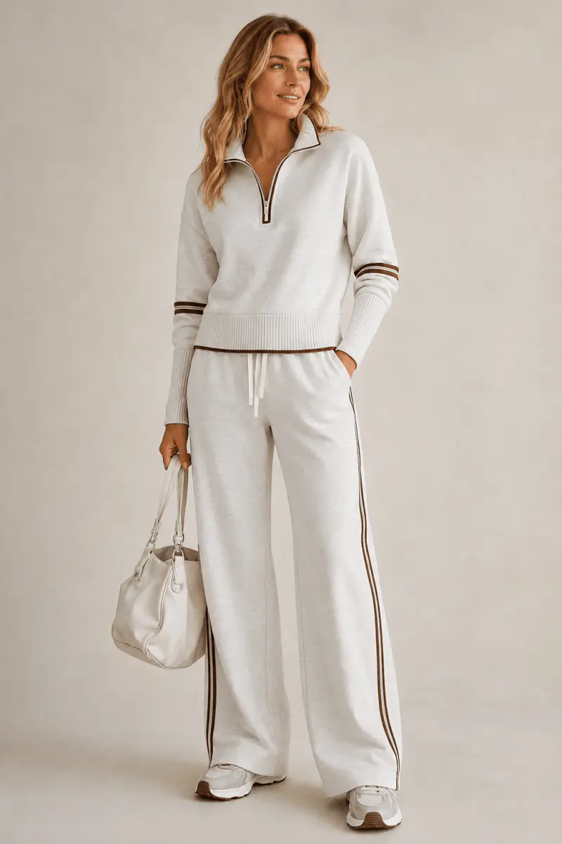 Damen Zweiteiler mit Weiter Hose