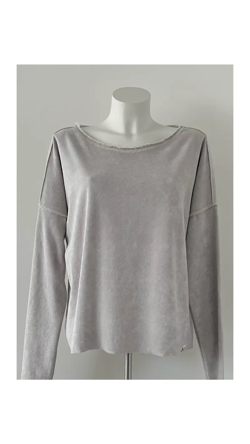 dames sweater van badstof
