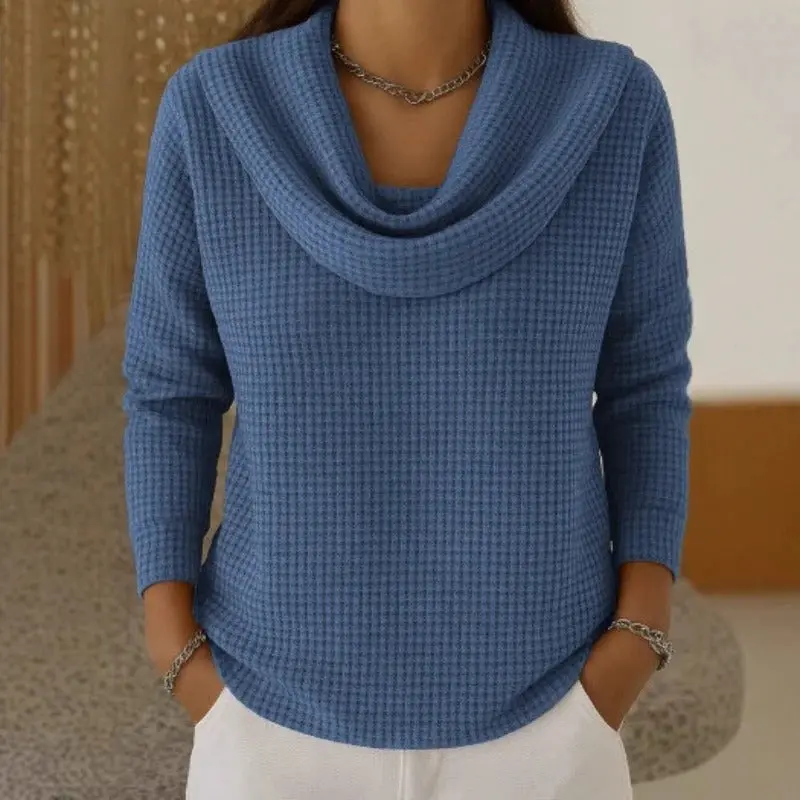 Danela – Eleganter Pullover Mit Wasserfallausschnitt