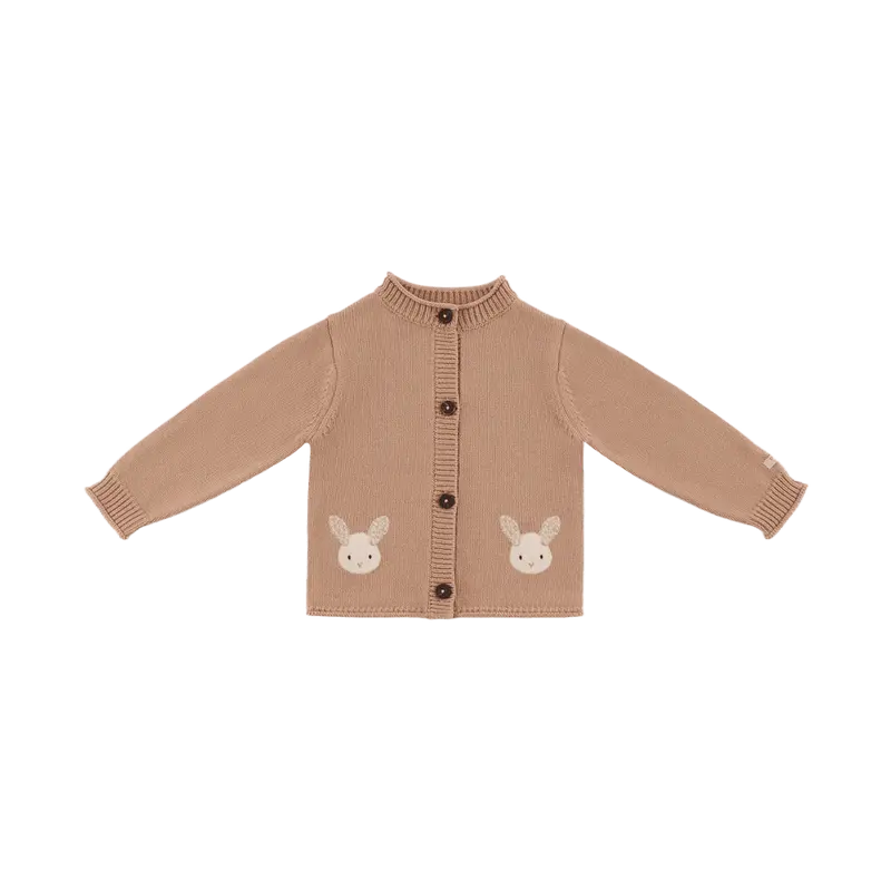 Danta Cardigan | Fluffy Bunny | Rose Mocha