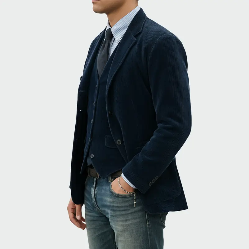 Darnor - Maßgeschneidertes Set aus Blazer und Weste