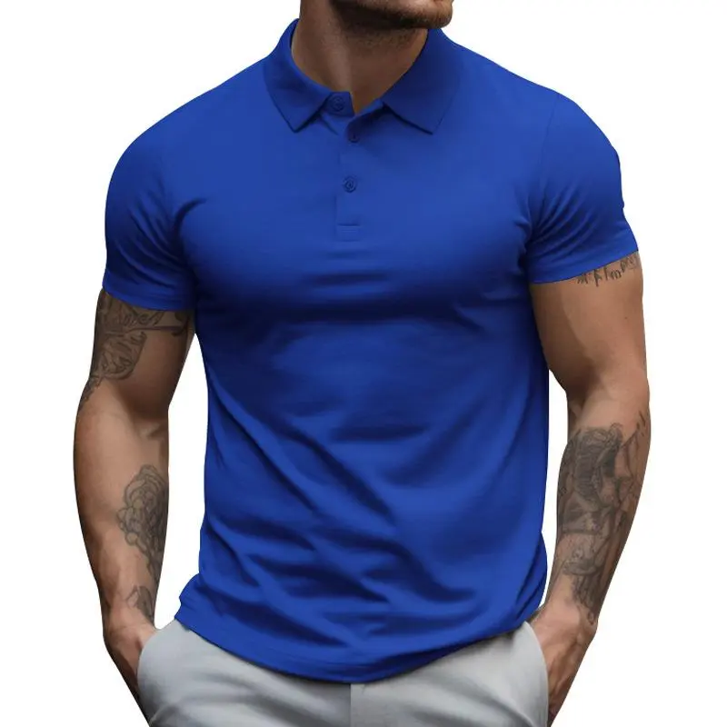 David | Herren Sportliche Passform Kurzarm Polo-Shirt