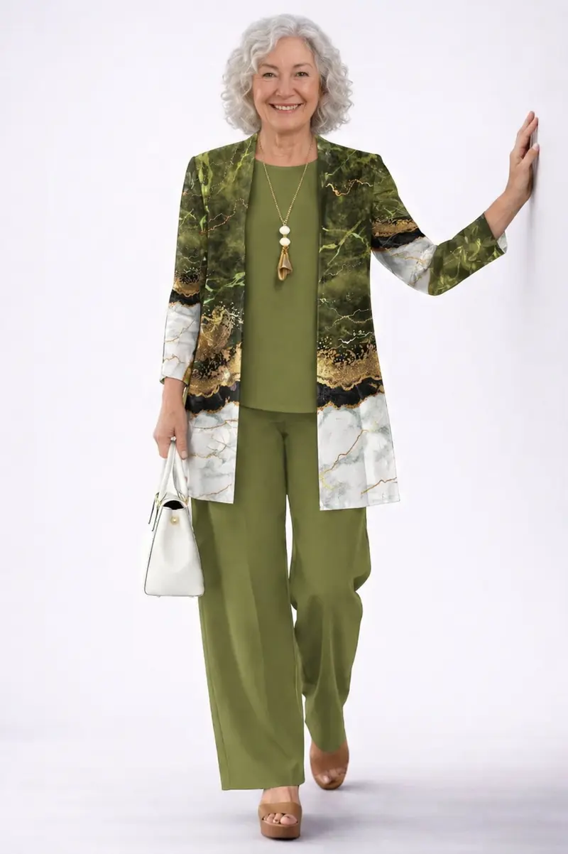 Deborah | Elegantes 3-teiliges Casual-Set